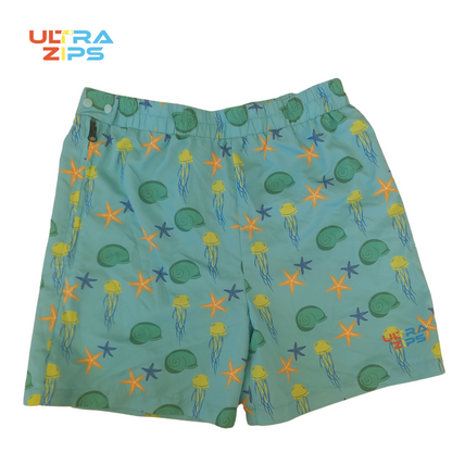 ultra zips zip and pop button adaptive shorts with fun bright designs 